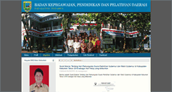 Desktop Screenshot of kepegawaian.kebumenkab.go.id