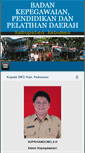 Mobile Screenshot of kepegawaian.kebumenkab.go.id