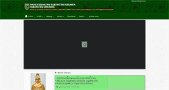 Desktop Screenshot of kesehatan.kebumenkab.go.id